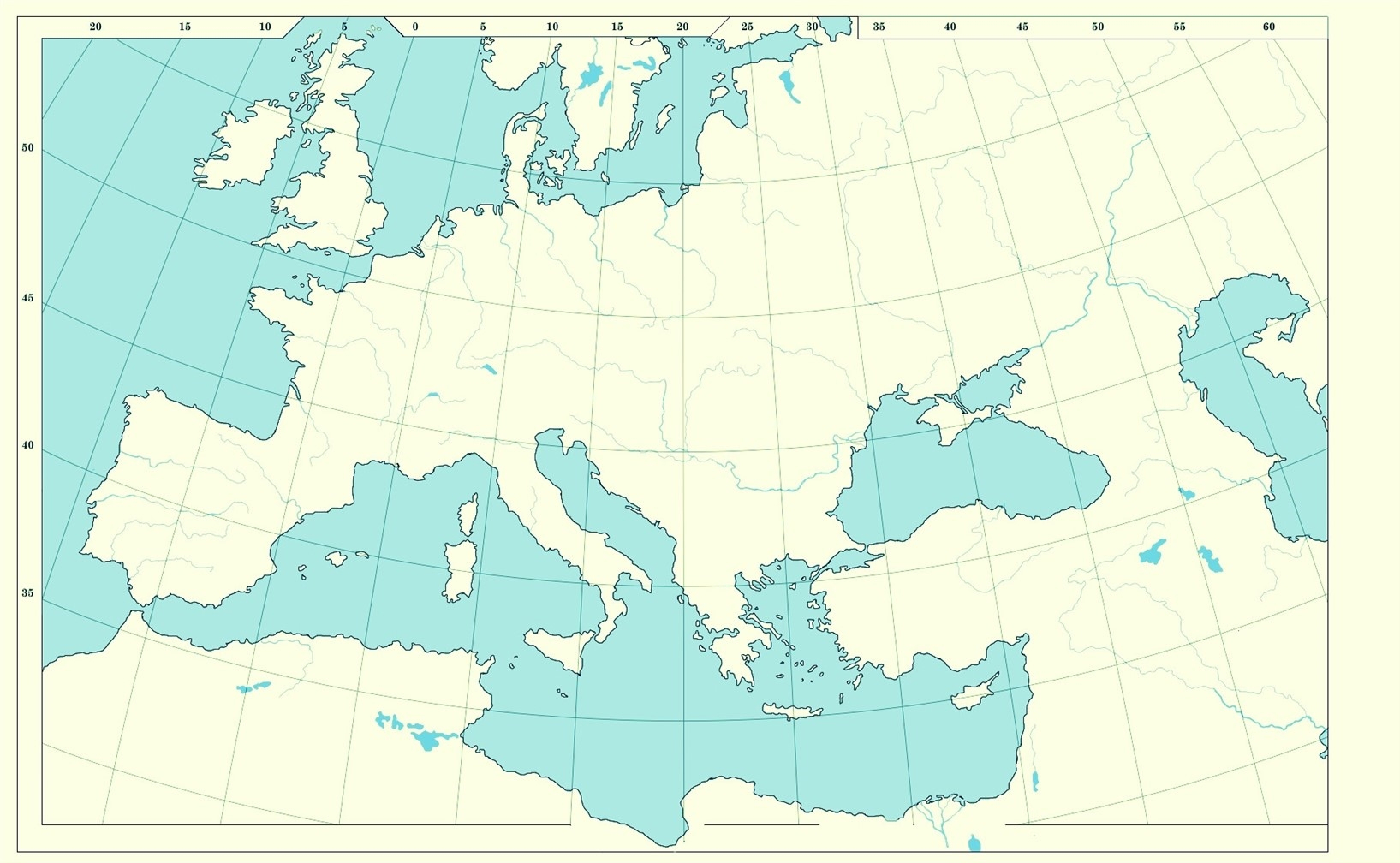 Carte Europe De L&amp;#039;Ouest Vierge - Cartes-Du-Monde encequiconcerne Carte Vierge Europe 