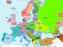 Carte Europe - Géographie Des Pays - Arts Et Voyages destiné Carte A Completer Europe