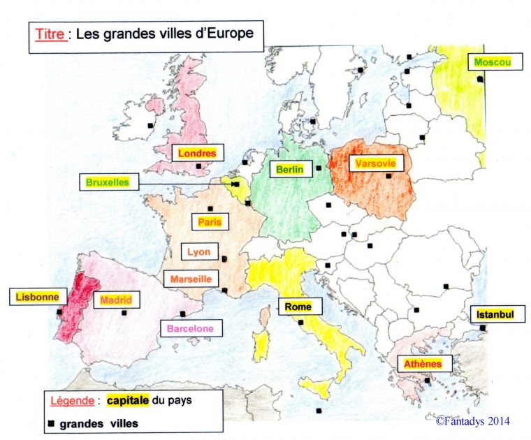 Carte Europe Vierge Cm1 – Primanyc destiné Carte A Completer Europe