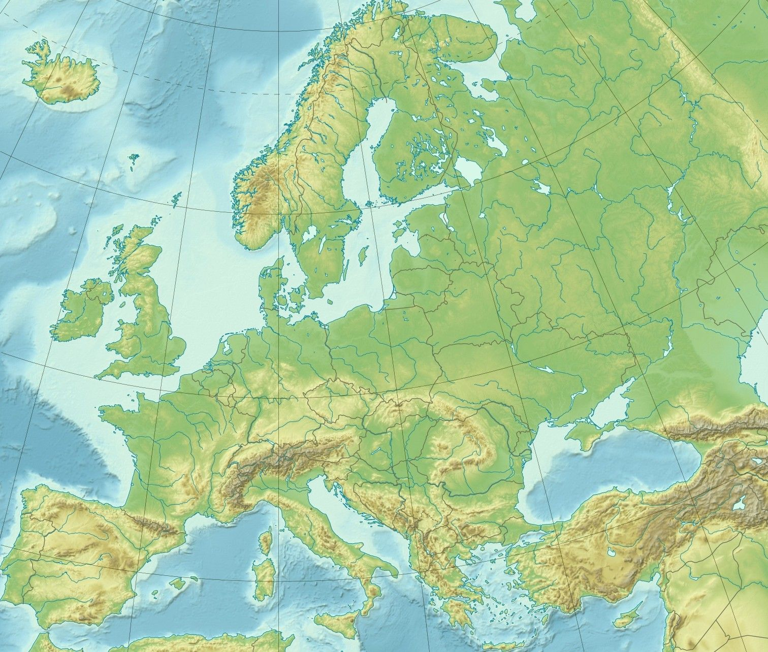 Carte Géographique De L Europe - Primanyc tout Carte Geographique D&amp;amp;#039;Europe 