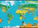 Carte Légendée Classique (Océans, Continents concernant Carte Des Continents Avec Pays A Imprimer