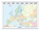 Carte Murale Muette De L'Europe, Physique  Politique dedans Carte Europe Muette