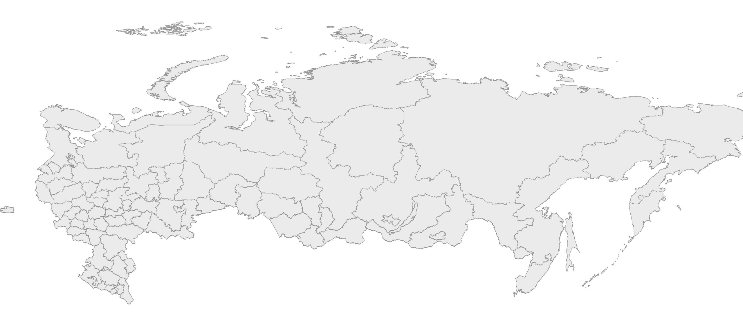 Carte Russie Vierge Régions, Carte Vierge Des Régions De encequiconcerne Carte Europe Muette