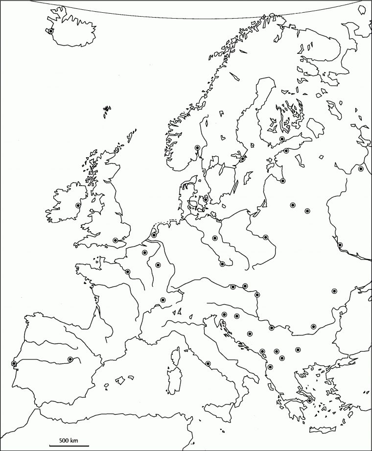 Cartes À Carte De L Europe Vierge  Primanyc avec Fond De Carte Europe