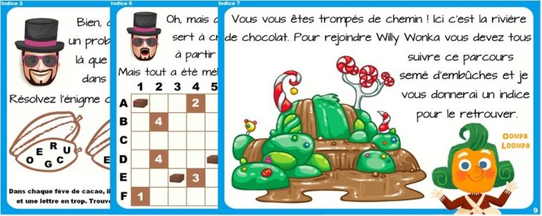 Chasse Au Trésor Chocolat : Panique À La Fabrique pour Chasse Au Tresor A Imprimer Pdf