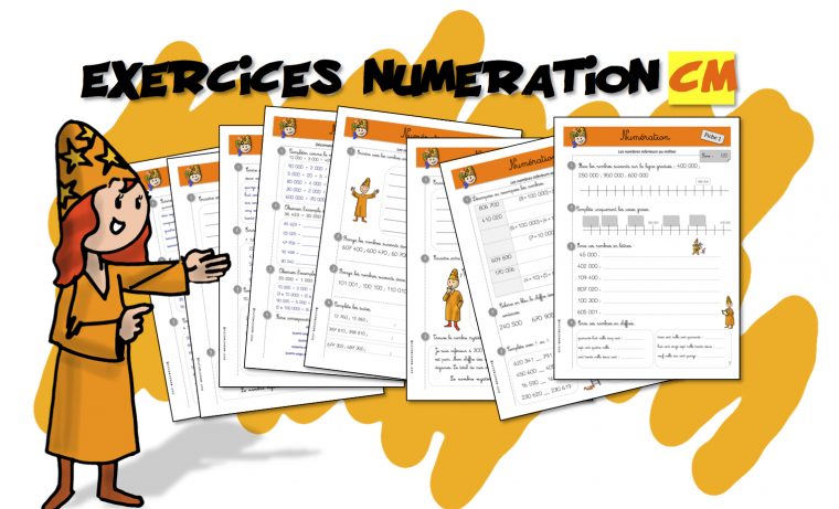 Cm : Exercices De Numération – Bout De Gomme  Exercice serapportantà Fiches Conjugaison Bout De Gomme