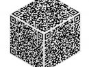Code Noir Et Blanc De Qr Illustration De Vecteur tout Schema Cubes Noir Et Blanc