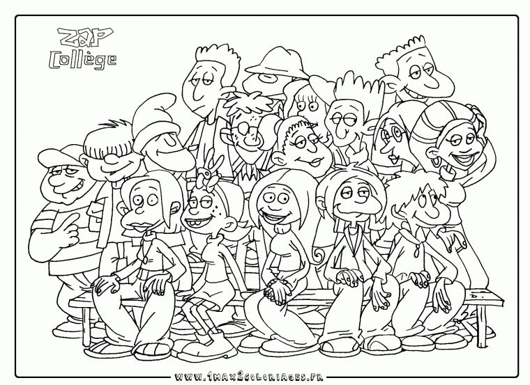 Coloriage Classe Maternelle  Primanyc pour La Classe De Luccia Colorier Sans Dã©Passer Ms