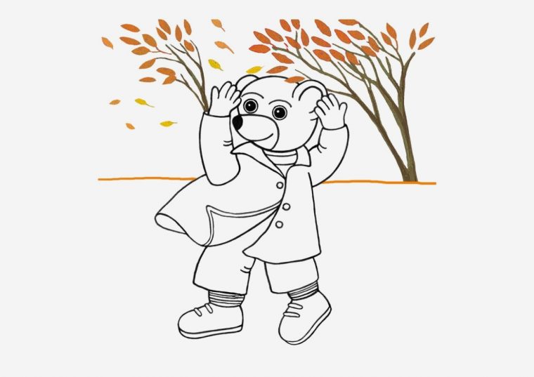 Coloriage De Petit Ours Brun – Primanyc serapportantà Petit Ours Brun Dessin A Imprimer