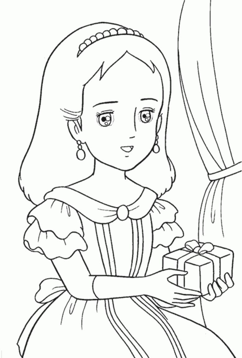 Coloriage De Princesse 2  321 Coloriage pour Princesse Sirã¨ne Coloriage 