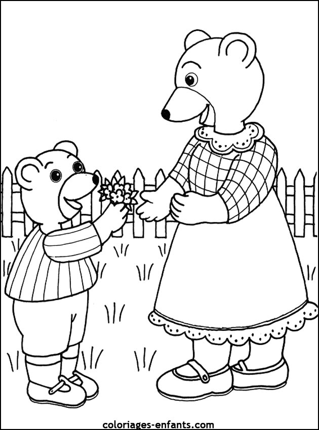 Coloriage D&amp;#039;Ours De La Rubrique Animaux À Imprimer De pour Petit Ours Brun Dessin A Imprimer 