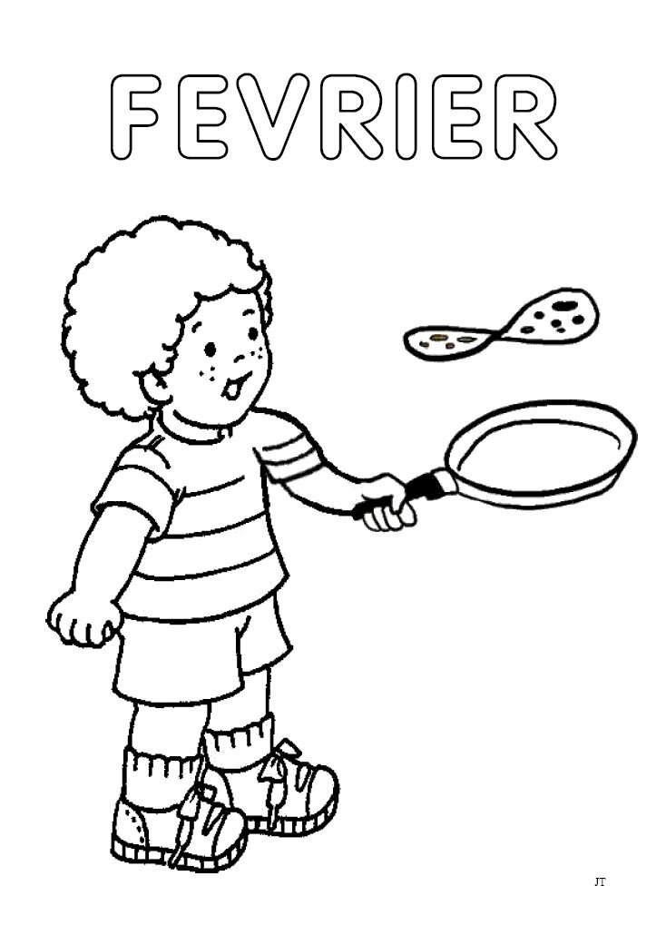 Coloriage Fevrier - Dessin Et Coloriage dedans Zoum Logiciels Maternelle Gratuit 