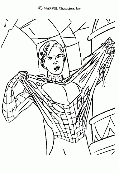 Coloriage Peter Parker Spiderman À Imprimer encequiconcerne Dessin De Flash A Colorier 