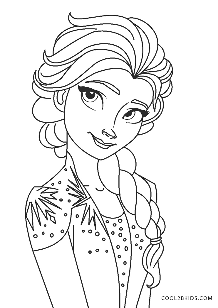 Coloriages - Elsa - Coloriages Gratuits À Imprimer tout Princesse Sirã¨ne Coloriage 