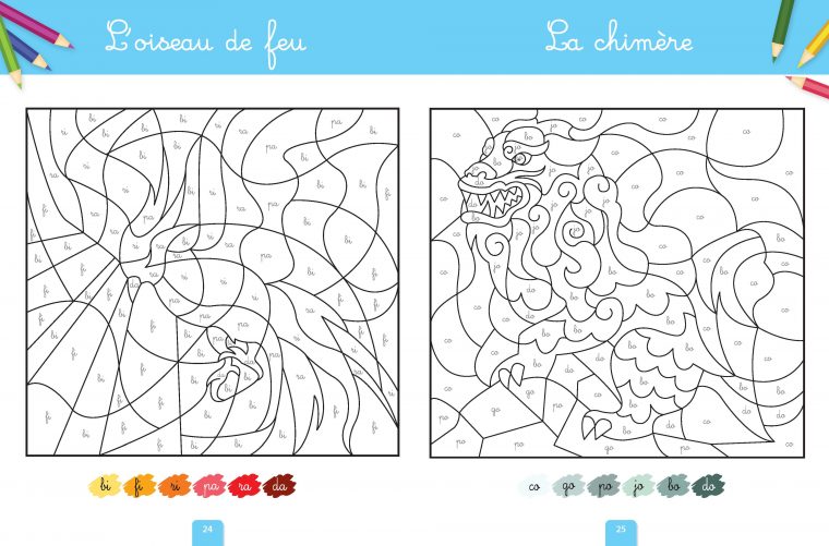 Coloriages Magiques Mes Premières Syllabes  Editions Larousse pour Coloriage Et Apprentissage