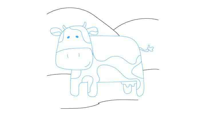 Comment Dessiner Une Vache - Dessein De Dessin encequiconcerne Comment Dessiner Une Mouffette Grosse Image