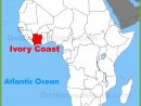 Côte D'Ivoire Location On The Africa Map destiné Cote D&amp;#039;Ivoire Dã©Partements