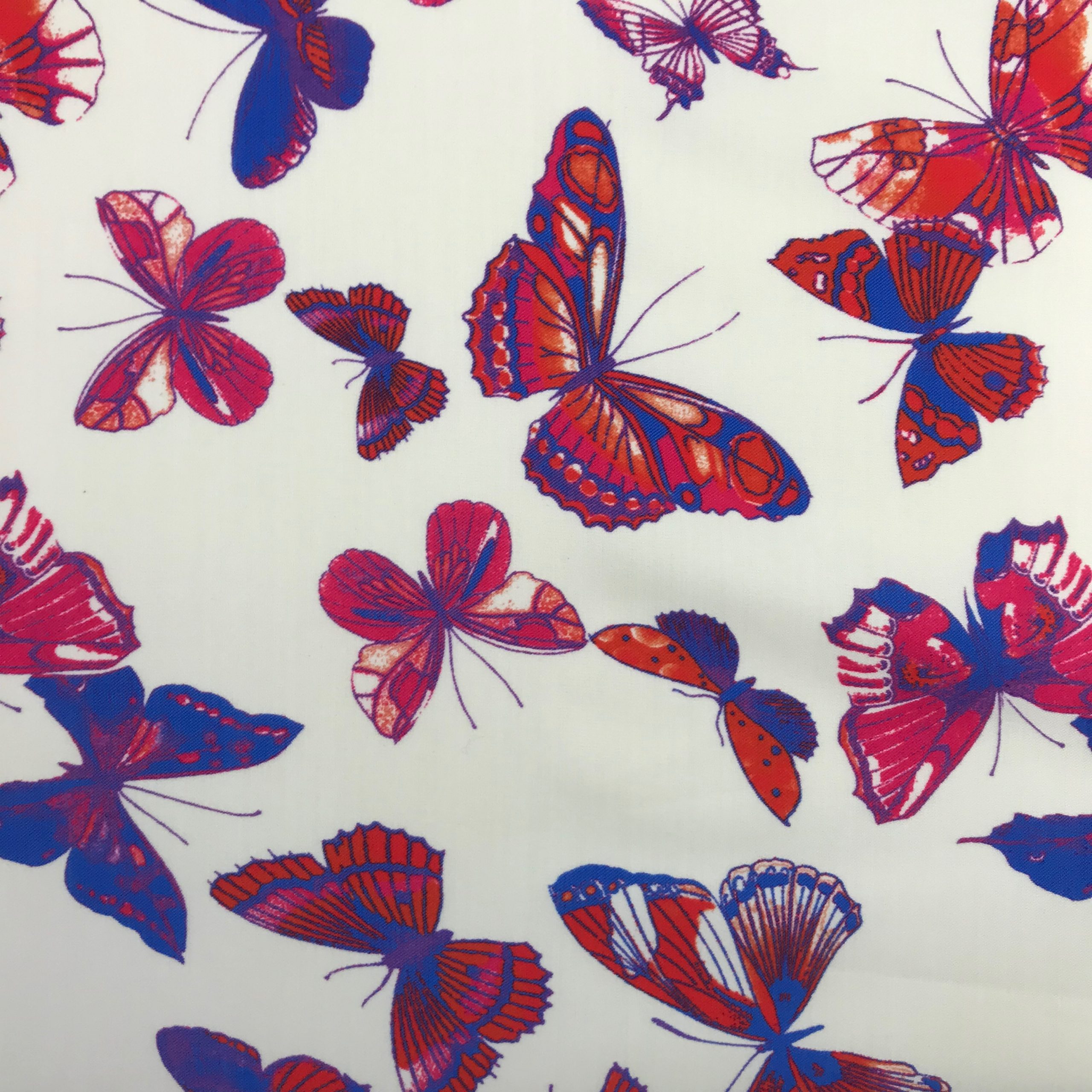 Coupon De Tissu En Coton Et Laine Imprimé De Papillons destiné Il Imprime De La Fausse Largent Canadien 