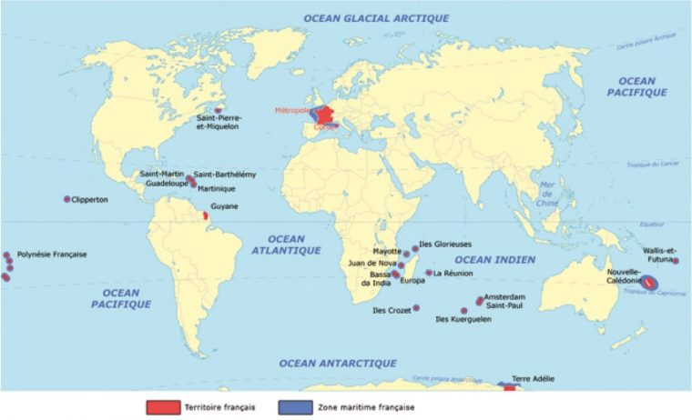 Cours De Histoire-Géographie – Drom Et Com : Des Fenêtres concernant Les Outre-Mer Carte