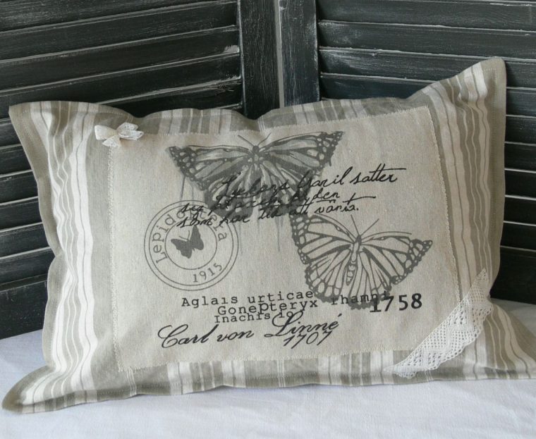 Coussin Vintage Toile À Matelas Et Lin : Textiles Et Tapis avec Flipper Des Ã©Toiles Oxybul