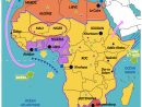 Croquis : Le Continent Africain, Contrastes De intérieur Carte Gouvernemnt Geo