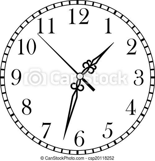 Délicat, Cadran, Cadran. Chiffres, Cadran, Horloge, Dessin encequiconcerne Cadran Horloge Dessin 