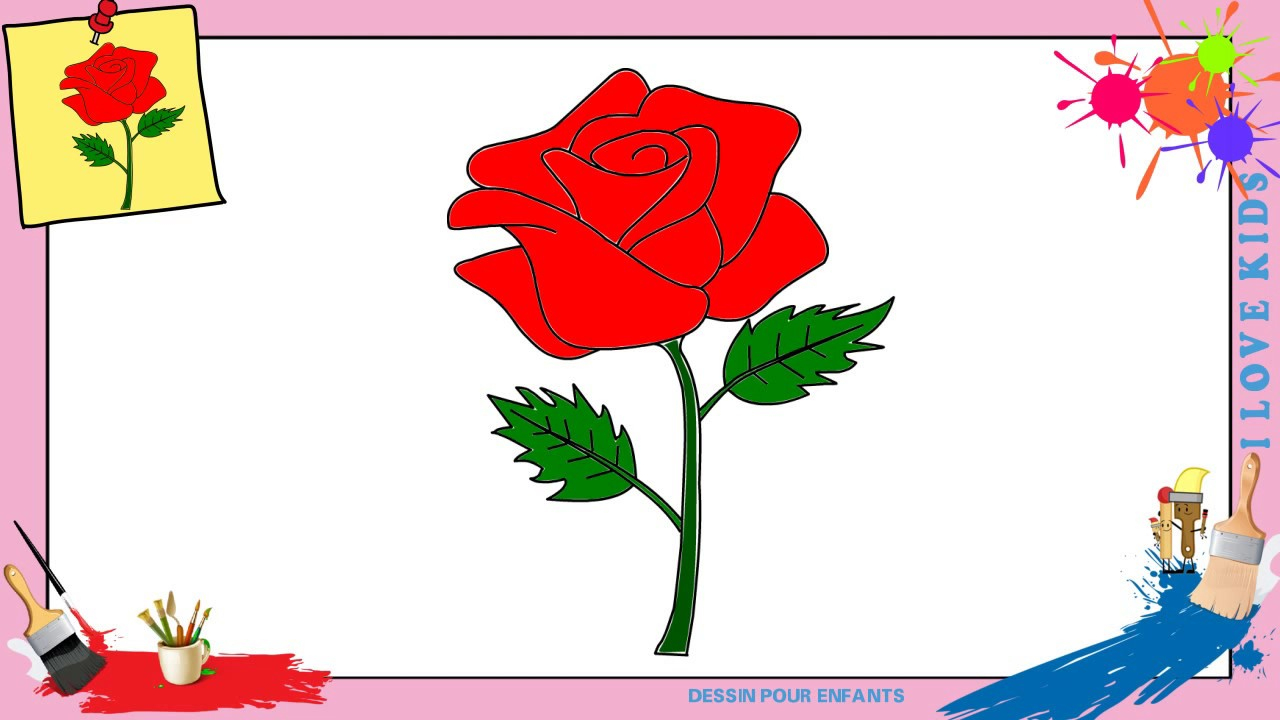 Dessin Rose 2 - Comment Dessiner Une Rose Facilement Etape encequiconcerne Comment Desiner Une Rosace Primanyc.com 