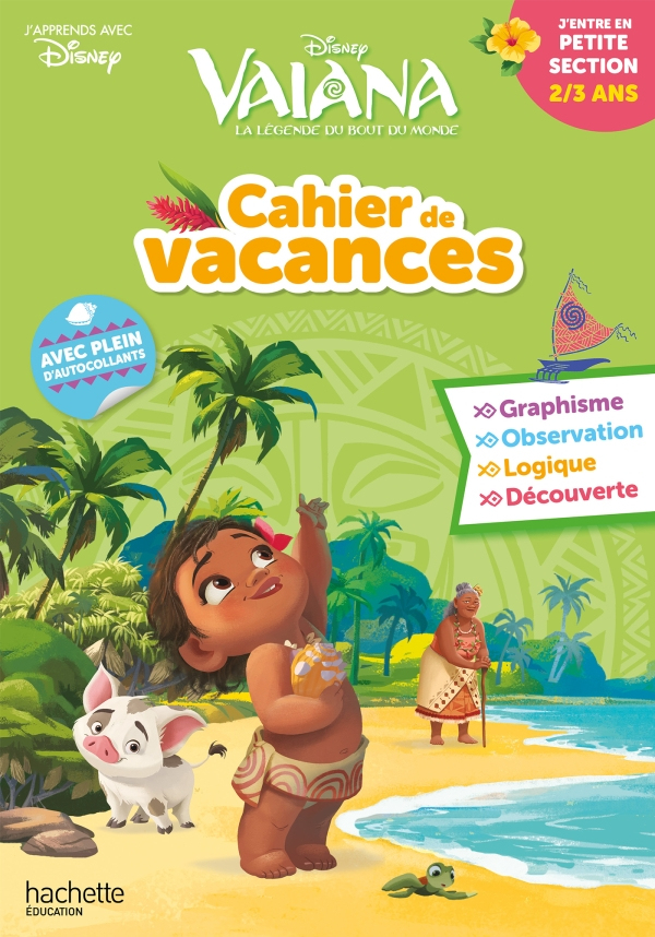 Disney - Cahier De Vacances 2020, Vaiana J'Entre En Ps destiné Cahier De Vacances Controversy