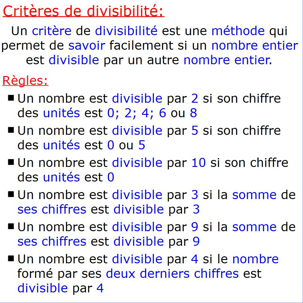 Division: Critères De Divisibilité concernant Blokus Version Imprimable Cycle 3 