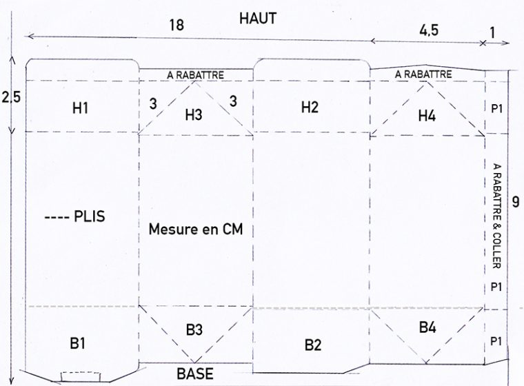 Diy- Des Petites Boîtes "Façon Brique De Lait" tout Gabarit Boite Rectangulaire