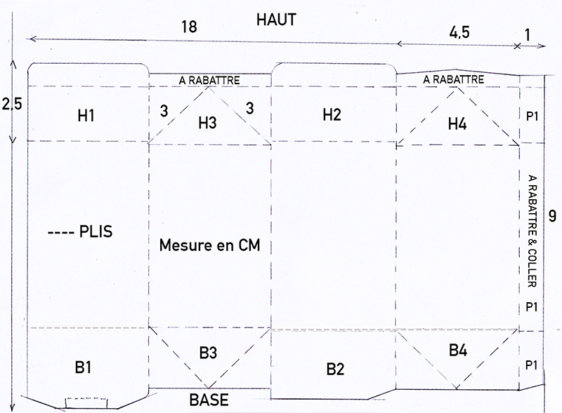 Diy- Des Petites Boîtes &amp;quot;Façon Brique De Lait&amp;quot; tout Gabarit Boite Rectangulaire 