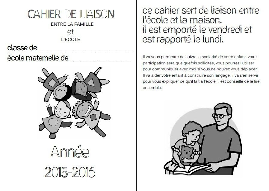 Drôle De Valise Cahier De Liaison N°1  Cahier De Liaison pour Cahier De Famille Pdf 