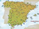 Espagne Carte Touristique - La Carte De Tourisme D'Espagne serapportantà Carte D&amp;#039;Europe  Dã©Taillã©E A Imprimer
