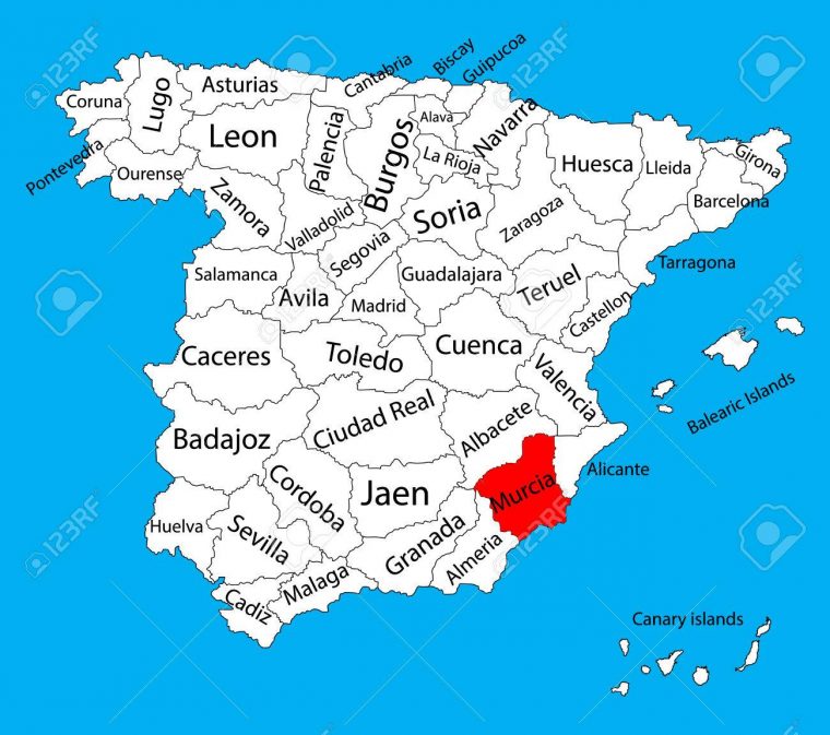 Espagne Murcia Carte – 1Jour1Col à Espagne Carte Viergz