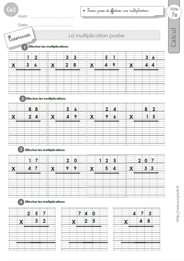 Exercice Mathématique Ce2 Gratuit Imprimer - Maths Ce2 Cm1 concernant Chez Val 10 Picot Ce1 Ce2 