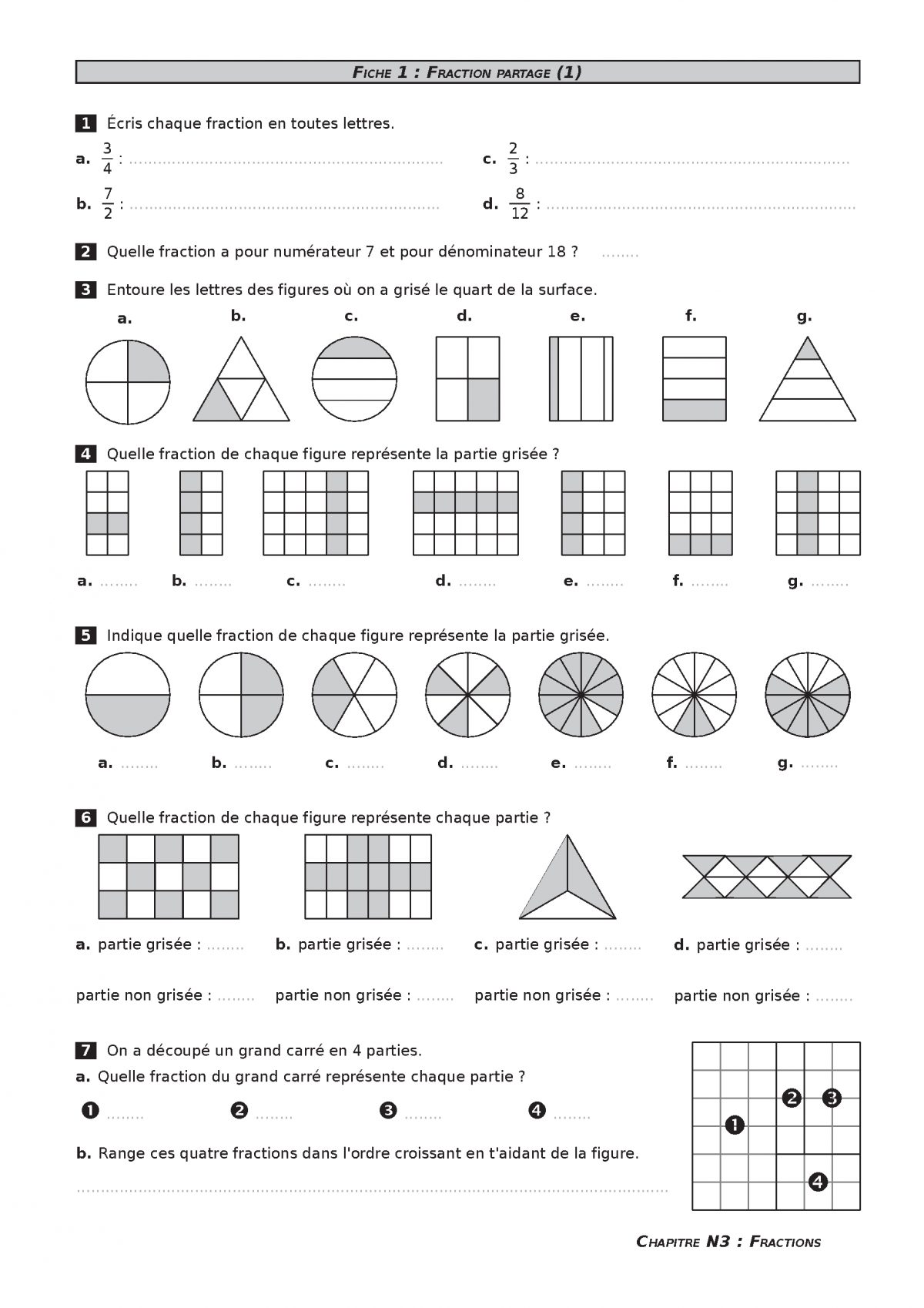 Exercises Fractions Cm2 Pdf Download - (Pdf Plus.) intérieur Mathematiques Cm2 Imprimer