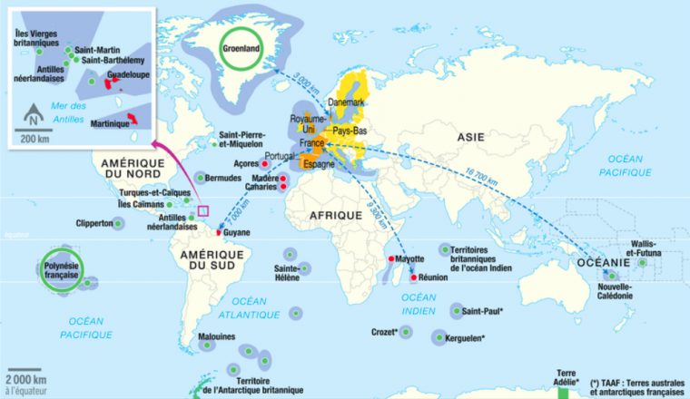 Expertise : Les Outre-Mer, Trait D'Union Entre L'Europe Et dedans Les Outre-Mer Carte A Imprimer