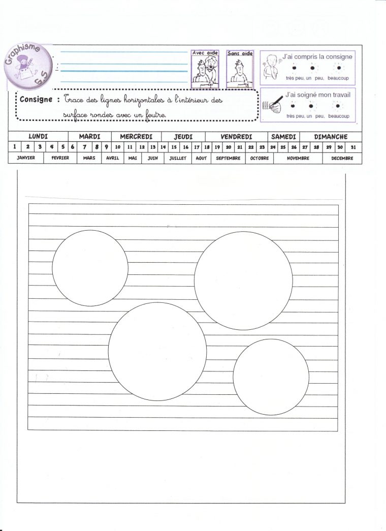 Fiches De Graphisme Gs Période 1 Et 2 – La Classe De dedans La Classe De Luccia