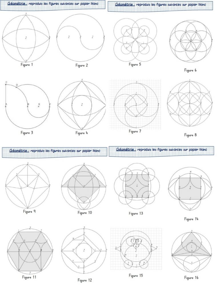 Fichier De Reproduction Géométrique, Cm  Ma Maitresse De destiné Reproduire Uen Symetrie Coloriage Cm 2