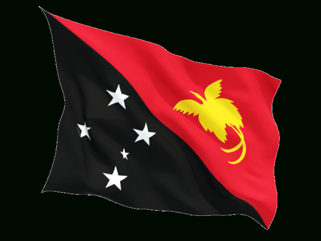 Fluttering Flag. Illustration Of Flag Of Papua New Guinea à Flutter_Svg Click Regions 