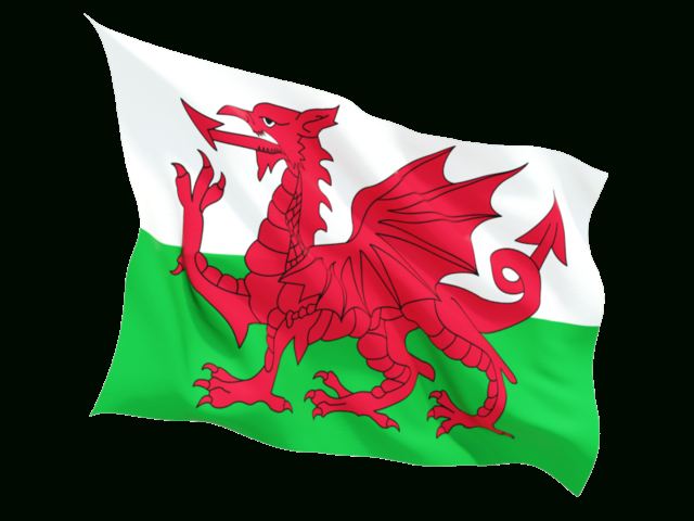 Fluttering Flag. Illustration Of Flag Of Wales tout Flutter_Svg Click Regions