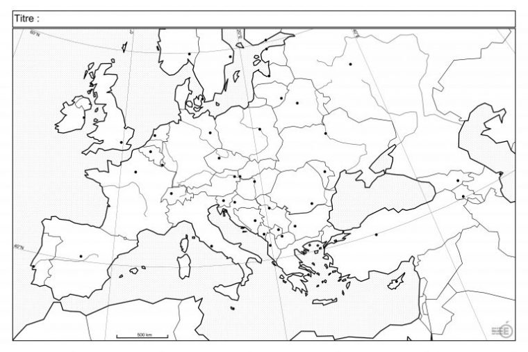 Fonds De Carte – Histoire-Géographie – Éduscol intérieur Fond De Carte Europe