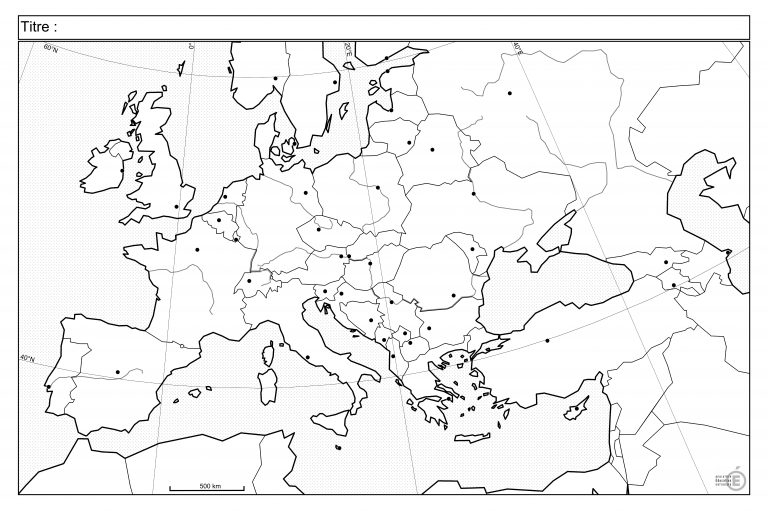Fonds De Carte - Histoire-Géographie - Éduscol intérieur Fond De Carte Europe 