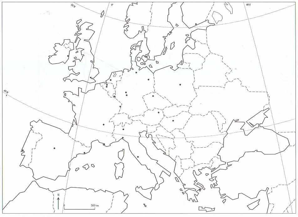 Fonds De Cartes - Lycée Léonard De Vinci encequiconcerne Fond De Carte Europe Vierge 