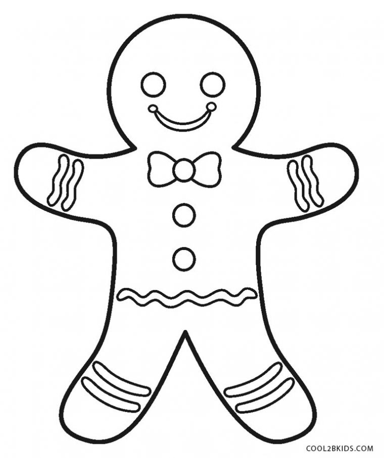 Free Printable Gingerbread Man Coloring Pages For Kids intérieur Coloriage Magique Adult Gingerbread Man