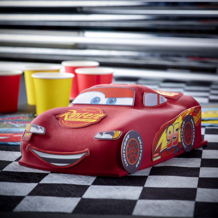 Gâteau Flash Mcqueen, Gâteau Cars Flash Mcqueen, Gâteau avec Flash Mcqueen  Image