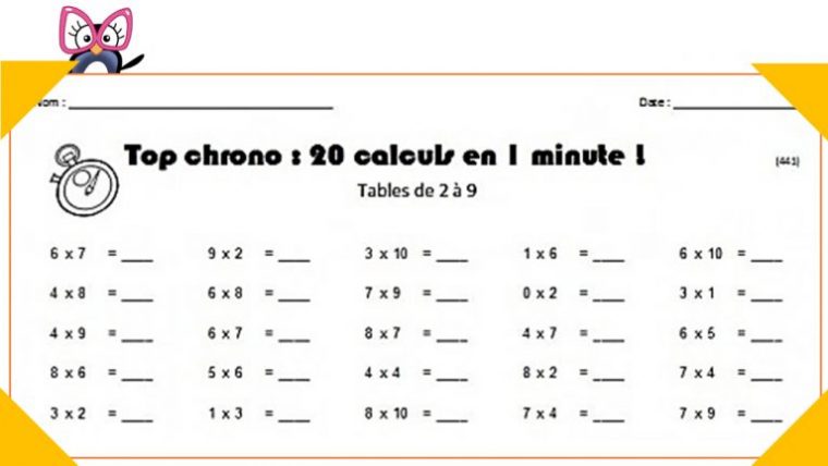 Générateurs De Tests De Tables – Charivari À L'École dedans Mutilplier En Ligne Ce2 Atelier