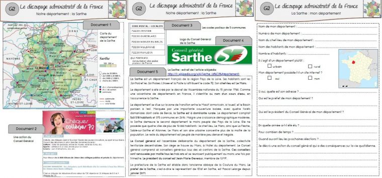 Géographie : Le Découpage Administratif De La France dedans Evaluation Ce2 Geographie Carte De France