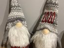 Gnomes Personnalisés Gnomes De Noël Décoration De Noël avec Patron  Surchaussures Lutin Noel