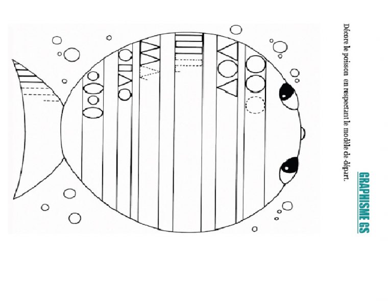 Graphisme : Le Poisson Du Mois D'Avril – École Maternelle encequiconcerne Graphisme Gs Maternelle De Luccia